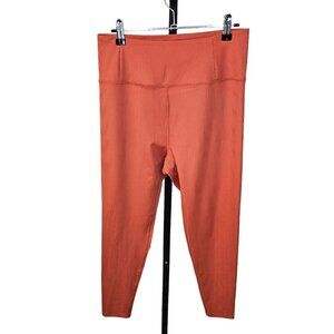 Girlfriend Collective Ribbed High Rise Crop Leggings Size Large